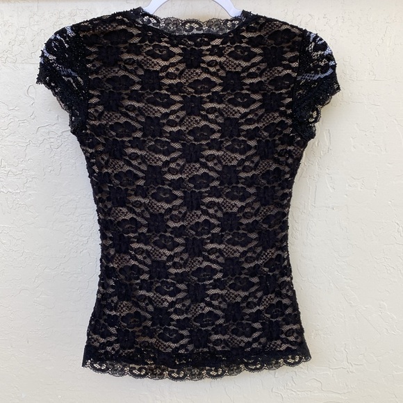 Ann Taylor Beaded Lace Top - Picture 3 of 6